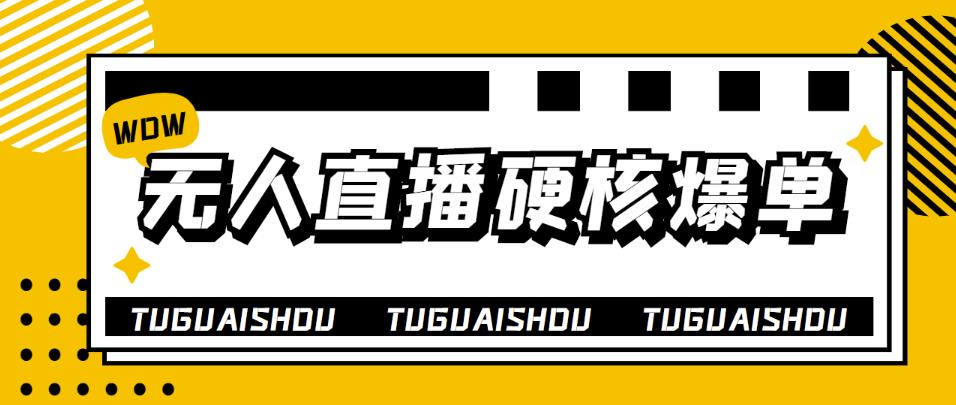 大飞无人直播硬核爆单技术，轻松玩转无人直播，暴利躺赚-SSOKS网创项目-分享创业资讯_最新网络项目资源