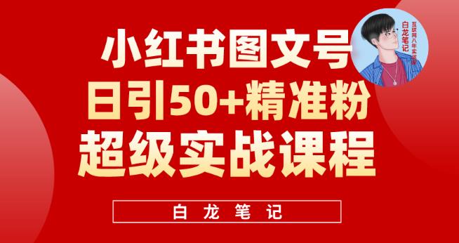 小红书图文号日引50+精准流量，超级实战的小红书引流课，非常适合新手【揭秘】-SSOKS网创项目-分享创业资讯_最新网络项目资源