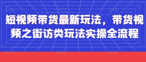 短视频带货最新玩法，带货视频之街访类玩法实操全流程 2025-04-29 分类：VIP教程 / 短视频 / 网赚项目 评论(0)-SSOKS网创项目-分享创业资讯_最新网络项目资源