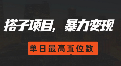 2024搭子玩法，0门槛，暴力变现，单日最高破四位数-SSOKS网创项目-分享创业资讯_最新网络项目资源