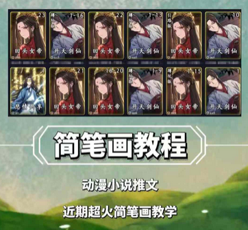兜兜简笔画教学，小说推文动漫玩法，可做伙伴计划、分成计划、接广告等-SSOKS网创项目-分享创业资讯_最新网络项目资源
