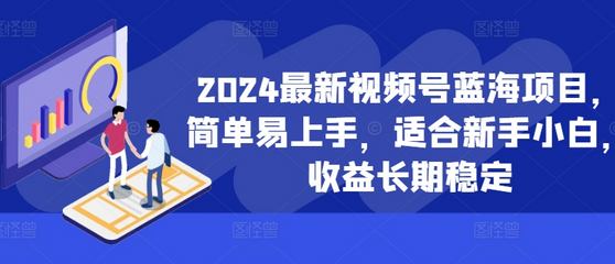 2024最新视频号蓝海项目，简单易上手，适合新手小白，收益长期稳定-SSOKS网创项目-分享创业资讯_最新网络项目资源