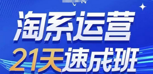 淘系运营21天速成班(更新24年10月)，0基础轻松搞定淘系运营，不做假把式-SSOKS网创项目-分享创业资讯_最新网络项目资源