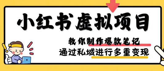 小红书虚拟项目实战，爆款笔记制作，矩阵放大玩法分享-SSOKS网创项目-分享创业资讯_最新网络项目资源